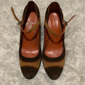 Kenneth Cole Reaction Retro Orange Wedges